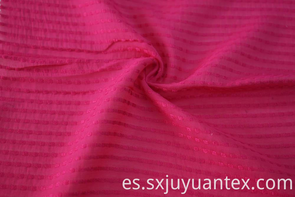 Rayon Polyester Stripe Dobby Fabric